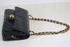 Vintage CHANEL Small Double Flap Matelasse Lambskin Chain Shoulder Bag Used