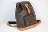 Louis Vuitton Monogram Montsouris GM Backpack Used