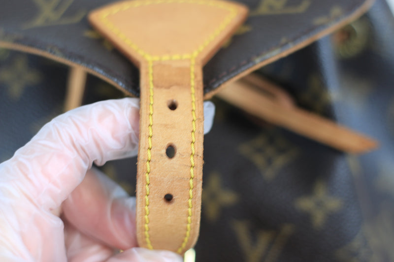 Louis Vuitton Monogram Montsouris MM Backpack Used