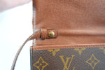 Louis Vuitton Monogram Pochette Bordeaux Sling Bag Used