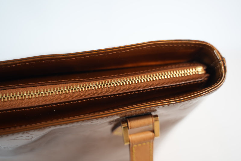 Louis Vuitton Monogram Vernis Houston Bronze Used