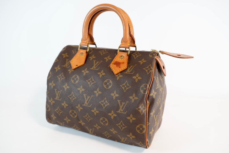 Louis Vuitton Monogram Speedy 25 Malletier Used