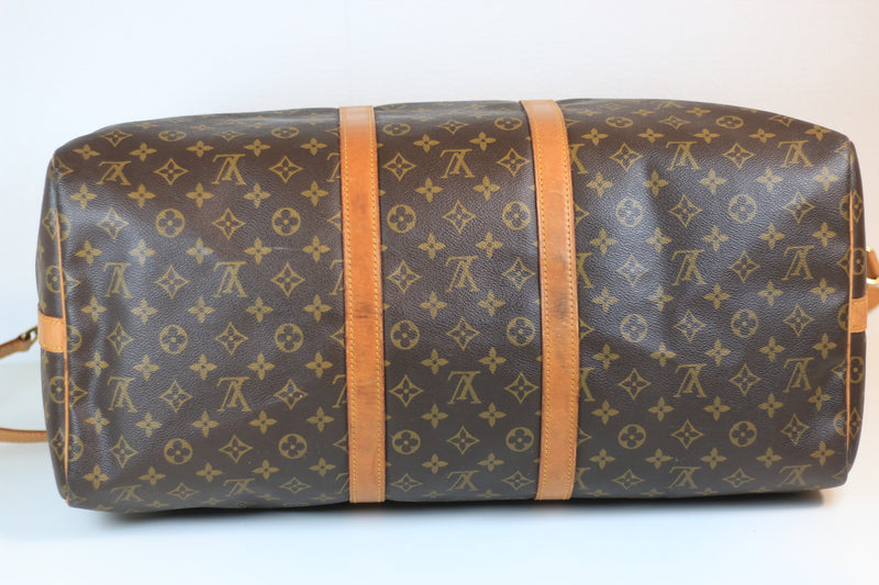 Louis Vuitton Monogram Keepall Bandouliere 55 Used