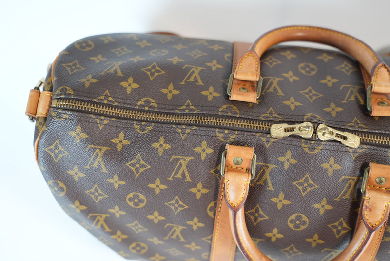 Louis Vuitton Monogram Keepall Bandouliere 50 Used