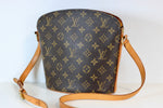 Louis Vuitton Monogram Drouot Crossbody Bag Used