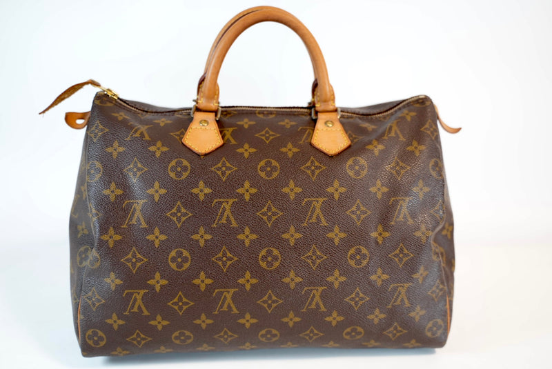 Louis Vuitton Monogram Speedy 35 Handbag Used