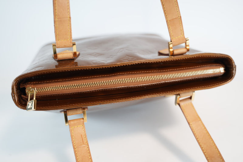 Louis Vuitton Monogram Vernis Houston Bronze Used