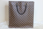 Louis Vuitton Damier Ebene Sac Plat Handbag