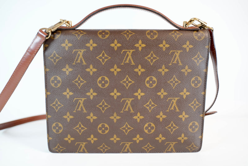 Louis Vuitton Monogram Monceau 28 2 Way Bag Used