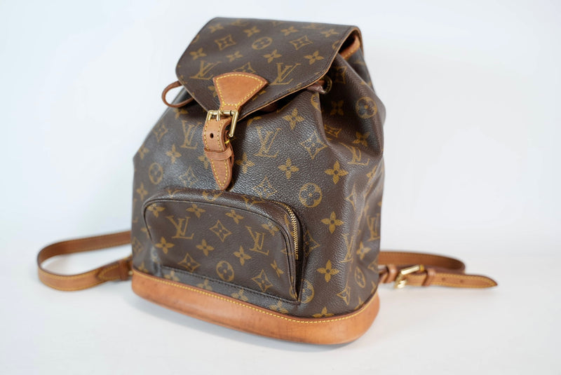Louis Vuitton Monogram Montsouris MM Backpack Used