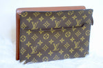 Louis Vuitton Monogram Pochette Homme Clutch Bag Used