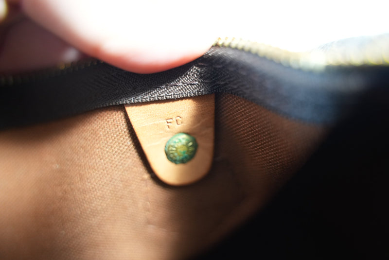 Louis Vuitton Monogram Speedy 25 Malletier Used