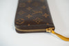 Louis Vuitton Monogram Clemence Wallet Mimosa Interior Used