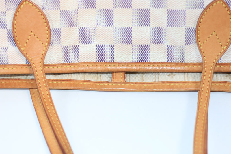 Louis Vuitton Damier Azur Neverfull MM Used