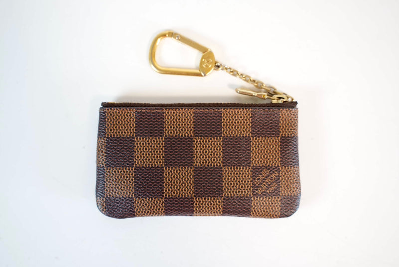 Louis Vuitton Damier Ebene Pochette Cle Used