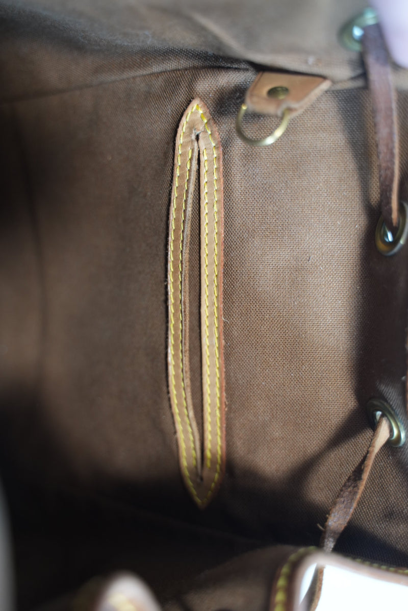 Louis Vuitton Monogram Montsouris MM Backpack Used