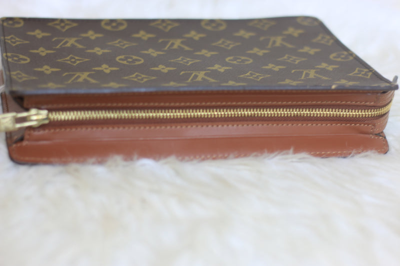 Louis Vuitton Monogram Pochette Homme Clutch Bag Used