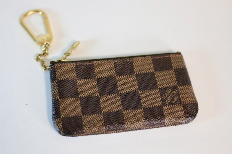 Louis Vuitton Damier Ebene Pochette Cle Used