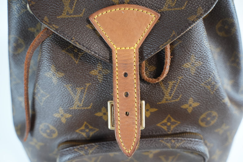 Louis Vuitton Monogram Montsouris MM Backpack Used