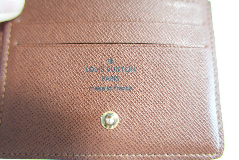 Louis Vuitton Monogram Portefeuille Magellan Bi-fold Wallet Used