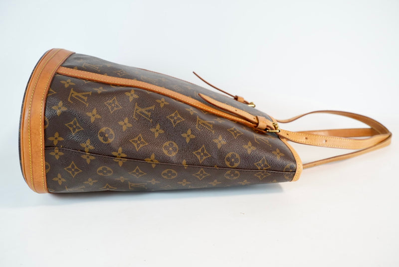 Louis Vuitton Mono Bucket GM W/ Pouch Used