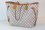 Louis Vuitton Damier Azur Neverfull MM Used