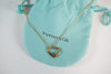 Tiffany & Co. Open Heart Necklace AU750/18KGold Used