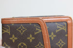 Louis Vuitton Monogram Pochette Dam GM Clutch Bag Used