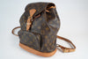 Louis Vuitton Monogram Montsouris MM Backpack Used