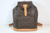 Louis Vuitton Monogram Montsouris GM Backpack Used