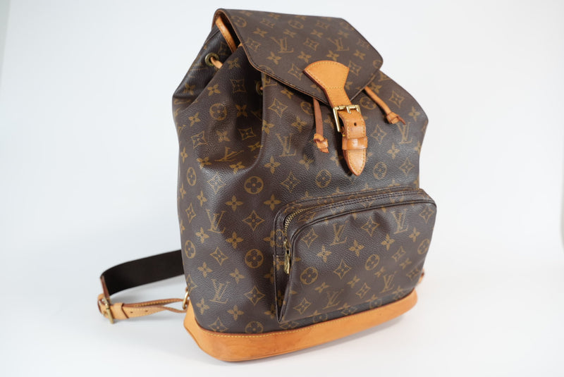 Louis Vuitton Monogram Montsouris GM Backpack Used