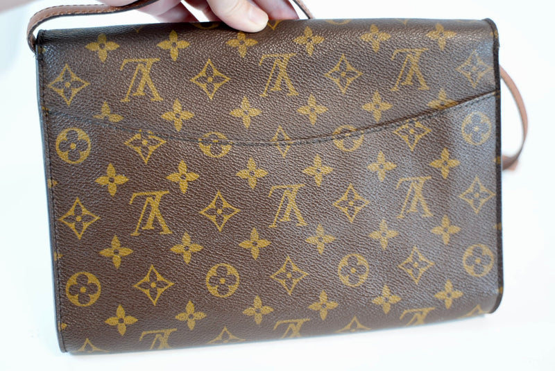 Louis Vuitton Monogram Pochette Bordeaux Sling Bag Used