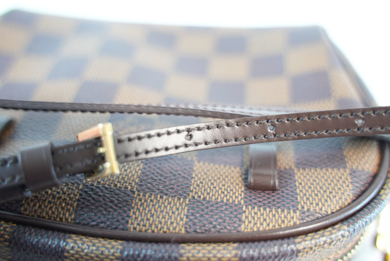 Louis Vuitton Damier Ebene Pochette Ipanema 2way Bag Used