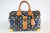 Louis Vuitton X Takashi Murakami Monogram Multicolor Speedy 30 Noir Used