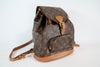 Louis Vuitton Monogram Montsouris MM Backpack Used