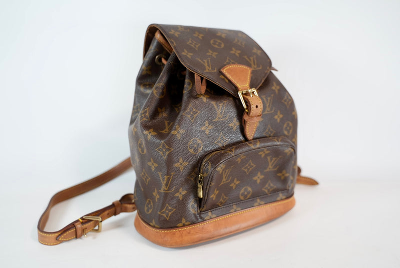 Louis Vuitton Monogram Montsouris MM Backpack Used
