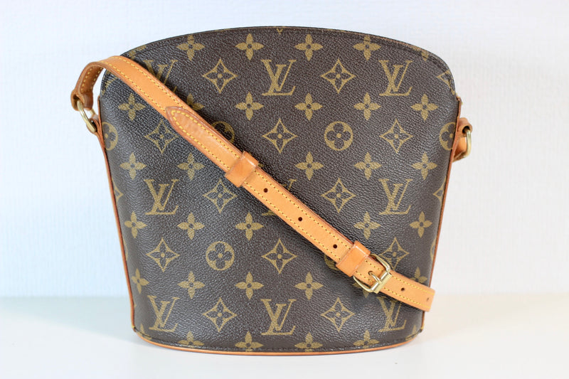 Louis Vuitton Monogram Drouot Crossbody Bag Used