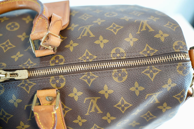 Louis Vuitton Monogram Keepall Bandouliere 50 Used