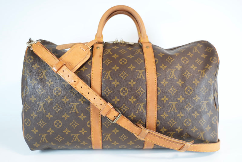 Louis Vuitton Monogram Keepall Bandouliere 50 Used