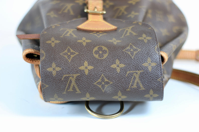 Louis Vuitton Monogram Montsouris MM Backpack Used