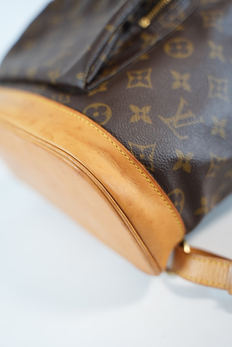 Louis Vuitton Monogram Montsouris GM Backpack Used
