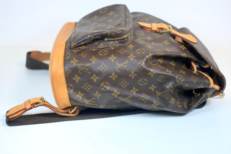 Louis Vuitton Monogram Montsouris GM Backpack Used