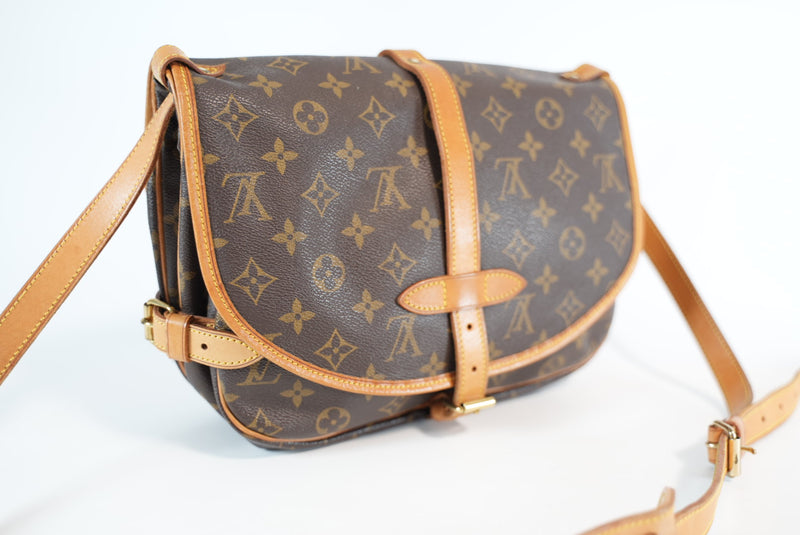Louis Vuitton Monogram Saumur 30 Used