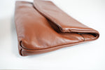 Celine Triomphe Calfskin Leather Clutch Bag Used