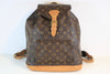 Louis Vuitton Monogram Montsouris GM Backpack Used