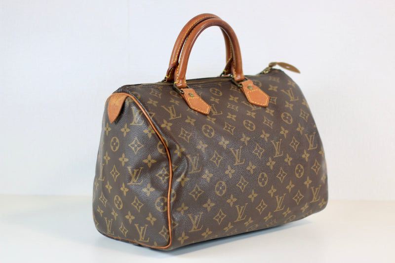 Louis Vuitton Monogram Speedy 30 Handbag Used