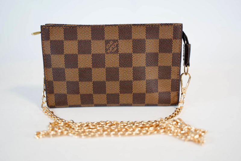 Louis Vuitton Damier Ebene Bucket Pouch PM Used