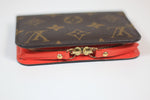 Louis Vuitton Monogram Compact Insolite Wallet Orange Used