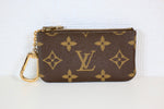 Louis Vuitton Monogram Pochette Cle Key/Card Holder Used