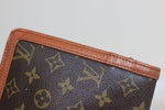 Louis Vuitton Monogram Pochette Dam GM Clutch Bag Used